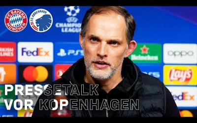 Pressetalk mit Tuchel und Laimer vor FC Bayern - FC Kopenhagen | Champions League | 