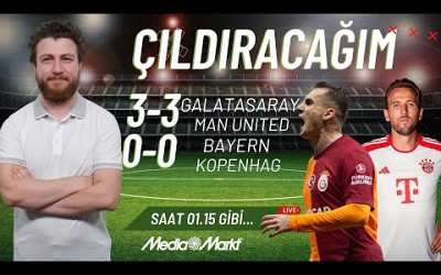 Galatasaray 3-3 Man United | Onana Verdi, Bayern Aldı... Ndombele Tercihi &amp; Hatalar #MediaMarkt