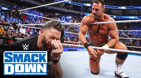 LA Knight hits a BFT on Roman Reigns after beating Jimmy Uso: SmackDown highlights, Oct. 27, 2023