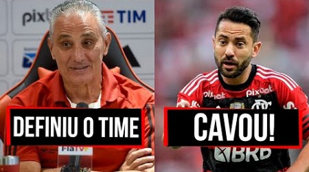 Tite confirma TIME TITULAR do Flamengo contra o Santos | Everton Ribeiro “cava” renovação com o Fla