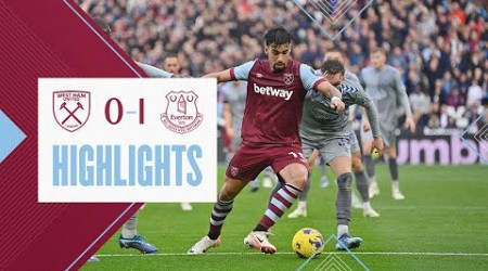 West Ham 0-1 Everton | Premier League Highlights