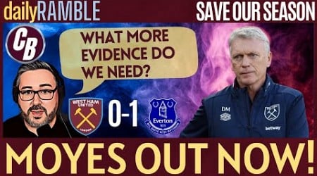 EVERTON BEAT WEST HAM | GET MOYES OUT NOW! | MATCH REACTION