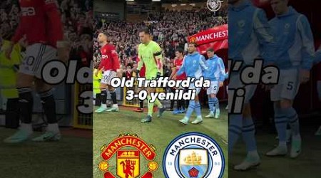 MANCHESTER CİTY UNİTED’I RESMEN EZDİ