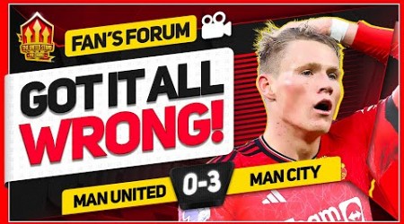 TEN HAG IN TROUBLE! Man United 0-3 Man City | LIVE Fan Forum