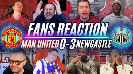 MAN UNITED FANS REACTION TO MAN UNITED 0-3 NEWCASTLE | CARABAO CUP