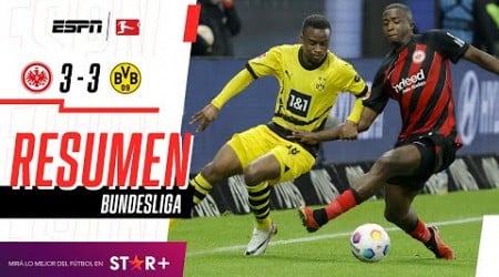 ¡PARTIDAZO TOTAL Y EMPATE ENTRE LAS ÁGUILAS Y EL DORTMUND! | E. Frankfurt 3-3 B. Dortmund | RESUMEN