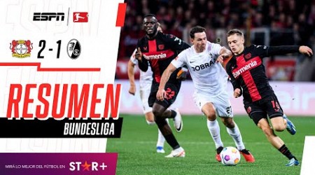 ¡TRIUNFAZO DE LOS ONCE DE LA COMPAÑÍA PARA SER LÍDERES! | B. Leverkusen 2-1 Friburgo | RESUMEN