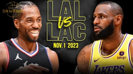 Los Angeles Lakers vs Los Angeles Clippers Full Game Highlights | Nov 1, 2023 | FreeDawkins