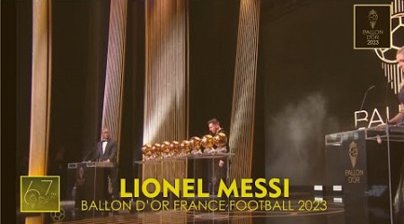 BALLON D&#39;OR 2023 - LIONEL MESSI WIN BALLON D&#39;OR 2023