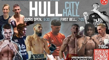 VIP Boxing Promotions live from Hull&#39;s City Hall (4.11.2023)