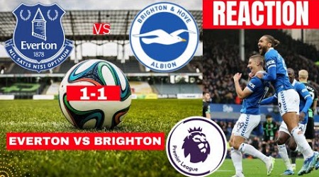 Everton vs Brighton 1-1 Live Stream Premier league Football EPL Match Score reaction Highlights Vivo