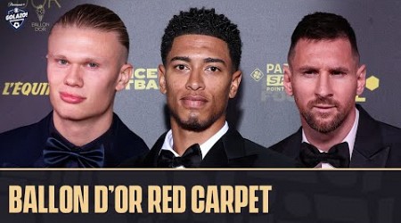 Soccer stars arrive at the 2023 Ballon d&#39;Or red carpet! 