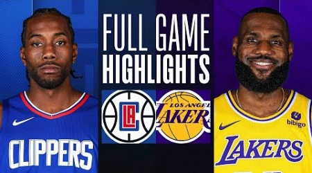 CLIPPERS at LAKERS | FULL GAME HIGHLIGHTS | November 1, 2023