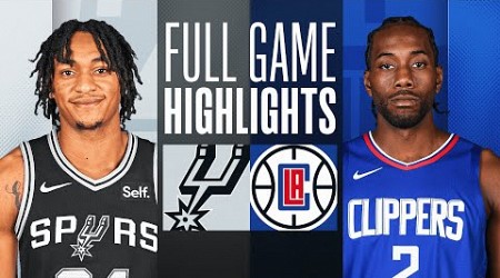 SPURS at CLIPPERS | FULL GAME HIGHLIGHTS | October 29, 2023