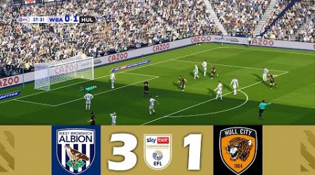 West Bromwich Albion vs Hull City [3-1] | EFL Championship 2023/24 | Highlights - Football Life 2024