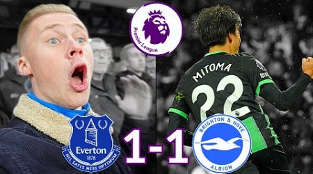 Mitoma Saves Brighton From LOSING!! | 1-1 | Everton VS Brighton | Match Day Vlog