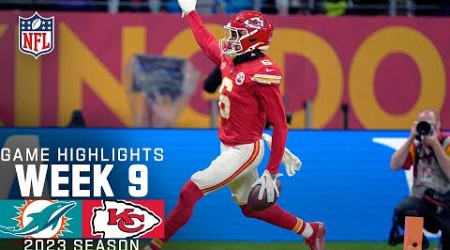 Miami Dolphins vs. Kansas City Chiefs Game Highlights | NFL 2023 Week 9