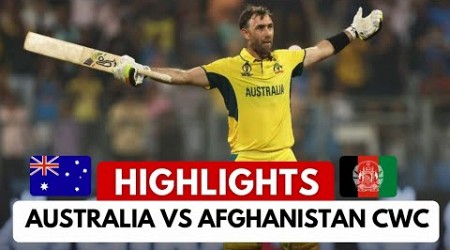 Match Summary | Australia vs Afghanistan World Cup 2023 | aus vs afg world cup 2023