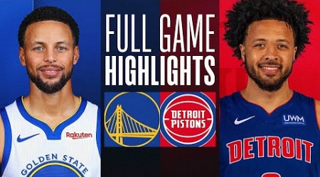 WARRIORS at PISTONS | FULL GAME HIGHLIGHTS | November 6, 2023