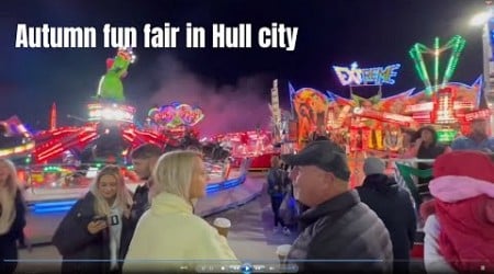 Fun fair in Hull city