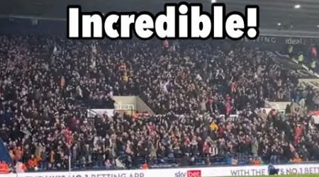 INCREDIBLE HULL CITY FANS VS WEST BROM