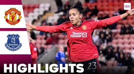 Manchester United vs Everton | Highlights | FA Women&#39;s Continental League Cup 09-11-2023