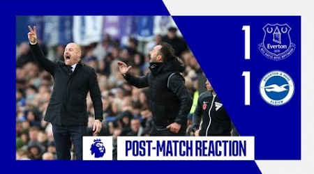 EVERTON 1-1 BRIGHTON | Sean Dyche&#39;s post-match press conference