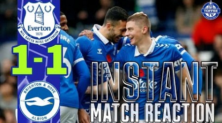 Everton 1-1 Brighton &amp; Hove Albion | Gwladys Street Reaction