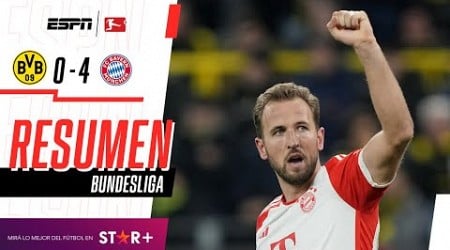 ¡HAT-TRICK DE KANE Y PALIZA BÁVARA EN EL CLÁSICO ALEMÁN! | B. Dortmund 0-4 B. Munich | RESUMEN