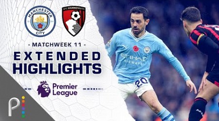 Manchester City v. Bournemouth | PREMIER LEAGUE HIGHLIGHTS | 11/4/2023 | NBC Sports