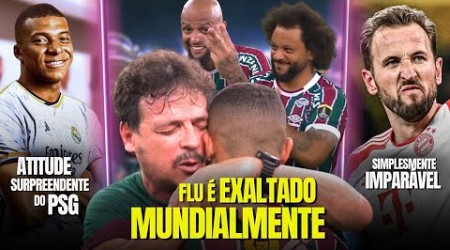 Jornais pelo mundo EXALTAM o Flu e Marcelo | PSG já ACEITOU a saída de Mbappe | Doku IMPRESSIONA |E+