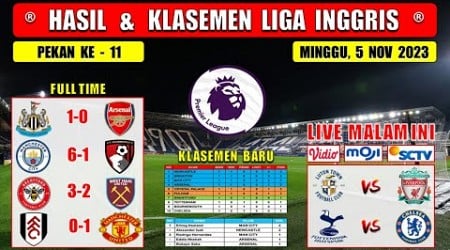 Hasil Liga Inggris Tadi Malam ~ NEWCASTLE vs ARSENAL ~ EPL 2023 Pekan Ke 11