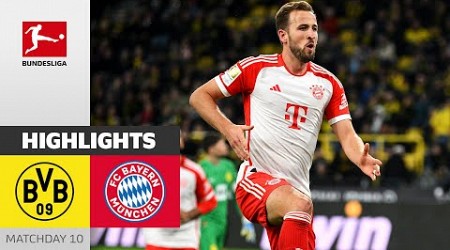 3x⚽ Harry Kane! | Borussia Dortmund - FC Bayern München 0-4 | Highlights | MD 10 – Bundesliga 23/24