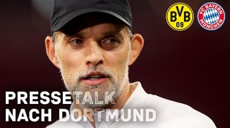 Pressetalk mit Thomas Tuchel nach Dortmund 0 - 4 FC Bayern | Bundesliga | 