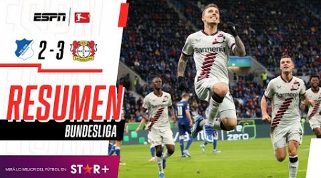 ¡TRIUNFO DE LOS 11 DE LA COMPAÑIA PARA ALEJARSE EN LA CIMA! | Hoffenheim 2-3 B. Leverkusen | RESUMEN