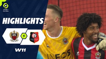 OGC NICE - STADE RENNAIS FC (2 - 0) - Highlights - (OGCN - SRFC) / 2023-2024