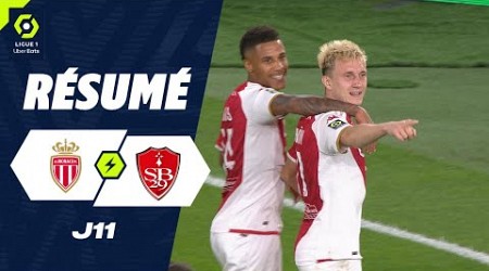 AS MONACO - STADE BRESTOIS 29 (2 - 0) - Résumé - (ASM - SB29) / 2023-2024