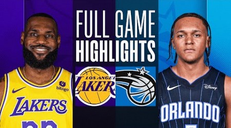 LAKERS at MAGIC | FULL GAME HIGHLIGHTS | November 4, 2023