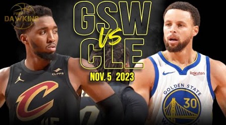 Golden State Warriors vs Cleveland Cavaliers Full Game Highlights | Nov 5, 2023 | FreeDawkins