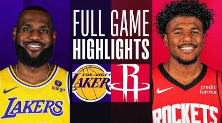 LAKERS at ROCKETS | FULL GAME HIGHLIGHTS | November 8, 2023