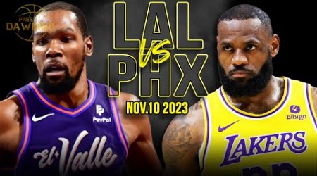 Los Angeles Lakers vs Phoenix Suns Full Game Highlights | Nov 10, 2023 | FreeDawkins