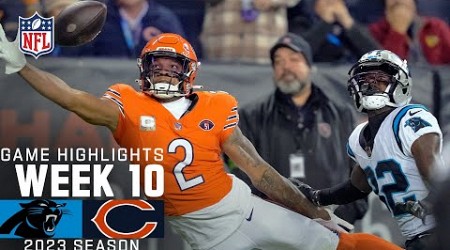 Carolina Panthers vs. Chicago Bears | 2023 Week 10 Game Highlights