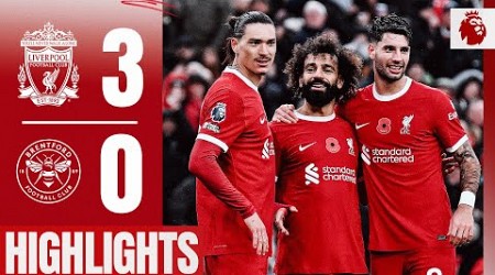 Mo Salah double &amp; a Diogo Jota worldie! Liverpool 3-0 Brentford | Highlights