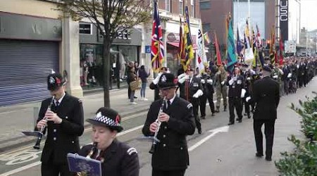 Remembrance Day MARCH PAST - Hull City Centre 2023