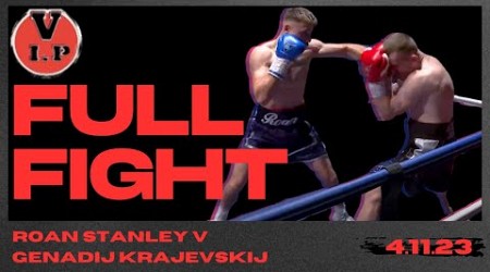 Roan Stanley v Genadij Krajevskij - Full Fight - Hull City Hall - 4.11.23 #boxing