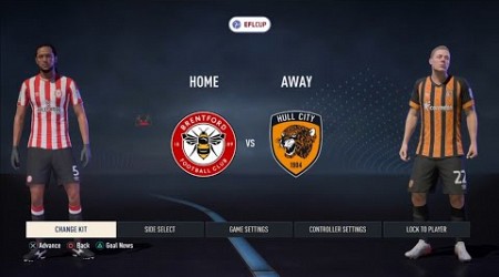 FIFA 23 | Brentford VS Hull City | Carabao Cup | Semi Final | 1st Leg