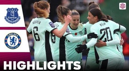 Chelsea vs Everton | Highlights | FA Women&#39;s Super League 12-11-2023