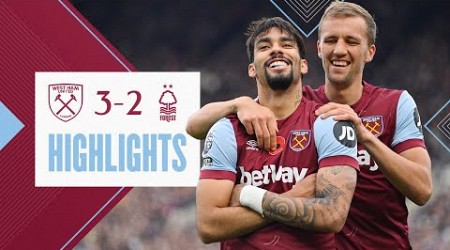 West Ham 3-2 Nottingham Forest | Hammers Seal Comeback Victory! | Premier League Highlights