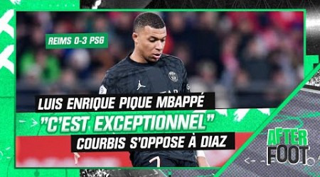 Reims 0-3 PSG: &quot;Luis Enrique pique Mbappé ? C&#39;est exceptionnel&quot;, Diaz apprécie et Courbis moins