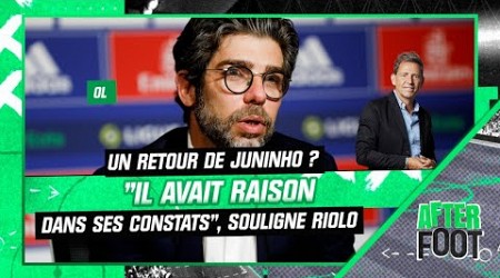 OL : Un retour de Juninho ? &quot;Il avait raison dans ses constats&quot;, souligne Riolo